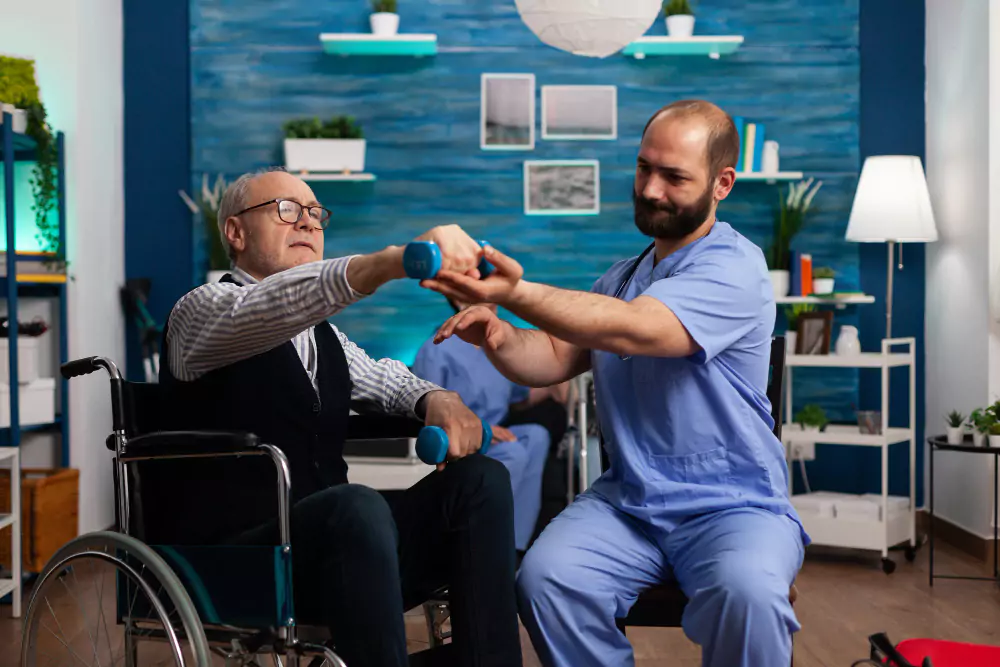 At Aastha Skin, Homeopathy & Physiotherapy Clinic, we offer comprehensive neurological and post-stroke rehabilitation focused on helping patients regain independence, restore mobility, and improve quality of life after neurological trauma or disorders. Understanding the Need for Neuro Rehabilitation Neurological conditions such as stroke, paralysis, facial palsy, spinal cord injuries, Parkinson’s disease, and neuropathy can lead to muscle weakness, coordination problems, difficulty in walking, speech impairments, and dependency on caregivers. Recovery depends not only on medical treatment but also on continuous and focused rehabilitation therapy. Our Integrated Rehabilitation Approach We provide evidence-based physiotherapy for patients recovering from stroke and other neurological issues. Our treatment plans are customized for each individual and may include: Strengthening exercises to rebuild weakened muscles Gait training to improve walking and balance Neuromuscular re-education to rewire brain-muscle connections Postural correction to reduce fall risk and prevent deformities Functional training for daily activities like dressing, standing, and transferring We combine these therapies with homeopathic support, when appropriate, to aid in recovery from nerve damage, reduce spasticity, improve sleep, and enhance overall healing. At Aastha, our focus is not only on physical recovery but also on the patient’s emotional and mental well-being. Each session is guided with compassion, patience, and personalized attention, ensuring steady and measurable progress. Why Choose Aastha Clinic? Personalized neuro-rehabilitation programs Certified physiotherapists with neuro-specialization Integrated care for long-term neurological recovery Supportive, encouraging environment for patients and caregivers Focus on improving independence and daily function Restore movement. Regain confidence. Book your consultation and begin your journey toward recovery today.